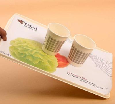 China Paper Tray Mats Greaseproof Airline Anti Slip Paper Tray Liners Non Slip for sale