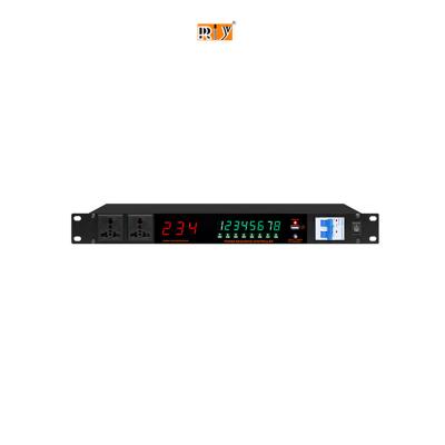 China Stage Performance/ Large-scale conference/ other activities PS-05682B 10 Ways Factory Wholesale Audio Power Conditioner Power Sequence Controller With Separate Air Switch And Filter for sale