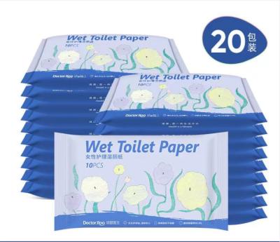 China Cleaning Soft Wet Toilet Paper, Portable for Travel/Business/Outdoor Trips for sale