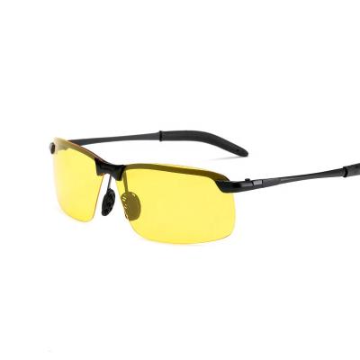 China Demi 2021 Rimless/Removable Polarized Yellow Lens Glasses Day And Night Vision Sunglasses For Workout for sale