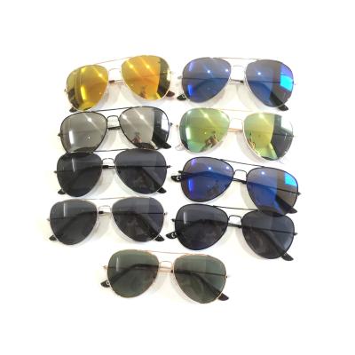 China Fashion sunglasses shape Ray Band Sunglasses Vintage Metal Sun polarized lenses for men and women classic retro mirror lenses for sale