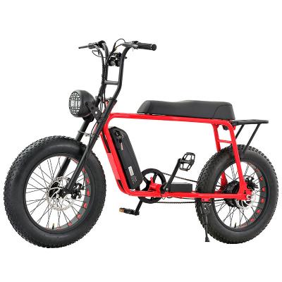 China Mountain Dirt Ebike Retro Vintage E Bike Aluminum Alloy Electric Bicycle Fat Tire Electric Bicycle for sale