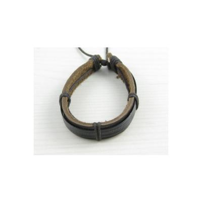 China Vintage 2021 Latest New Styles Best Price Leather Bangle Bracelet For Women And Men for sale