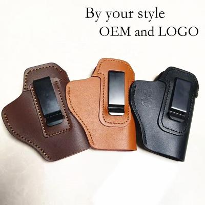 China Universal G17 Leather Holster Hidden Holster Gun Holster OEM Customized LOGO Universal for sale