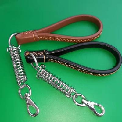 China Wholesale Dogs Factory Outlet Leather Pet Collar Dog Traction String German Shepherd Strap Dog Collar for sale