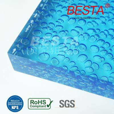 China Aanpassing Bubbel Acryl Plaat 7mm-50mm Bubbel Plastic Plaat Te koop