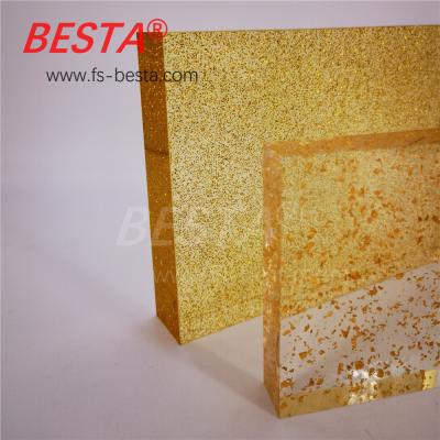 Chine 1220x2440mm Glitter feuille acrylique 3mm Conception personnalisée de qualité vierge à vendre