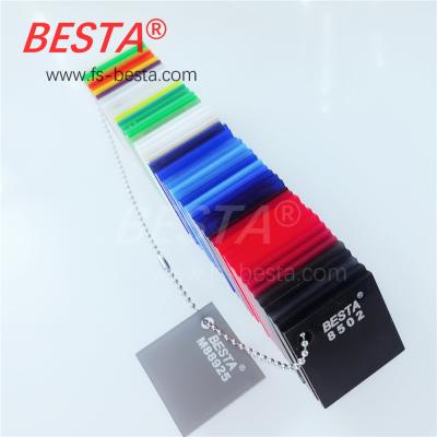 China Aanpasbaar helder brandwerend acrylplaat Brandwaarde 12 mm 3 mm Te koop