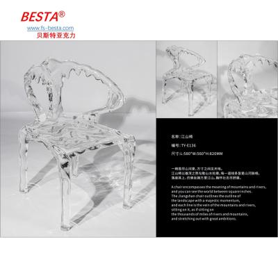 China Decorative Modern Acrylic Furniture Clear PMMA for Sleek and Products for sale