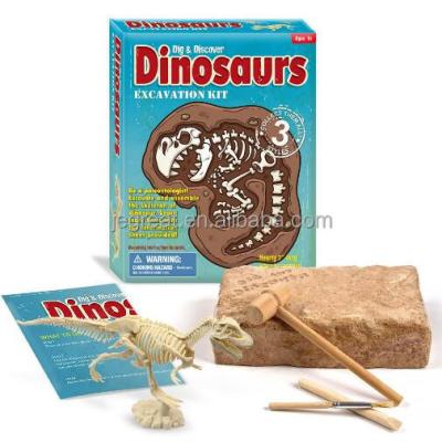 China Expand Large Educational Imagination Gifts Science Toys Dinosaur Digging Kit With Fossil Dinosaur Bones For Kids 6+ for sale