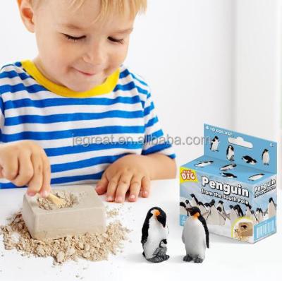 China Expand 2021 Imagination Bestselling Penguin Excavation Digging Kit Science Experiment Sets For Kids for sale