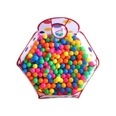 China PE 6cm Ball Pit Wholesale Bulk 5 Colors Plastic Ball For Baby Tents And Kiddie Pools for sale