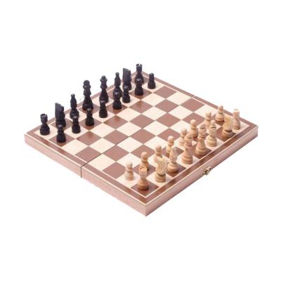 China Educational and Hobby Wooden Folding Chess Game Portable Toy of Best-Selling Board Game Chess for sale