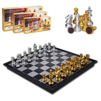 China High Quality Chess Set Educational and Hobby Magnetic Folding Portable Game for sale