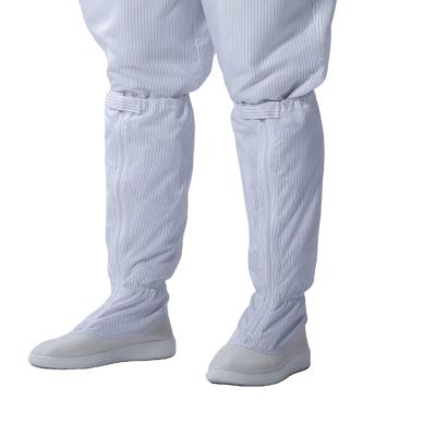 China Polyester Popular Recommend Cleanroom Esd Smock Esd Apparels Overboots for sale