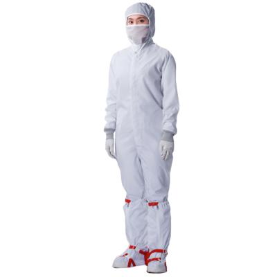 China Anti-Static CANMAX Dust Proof Reusable Esd Cleanroom Clothing antistatic coverall for Pharmaceutical Factory for sale