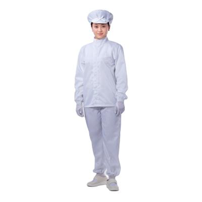 China Polyester Wholesale Esd Smock High Quality Cleanroom Antistatic Esd Smock for sale