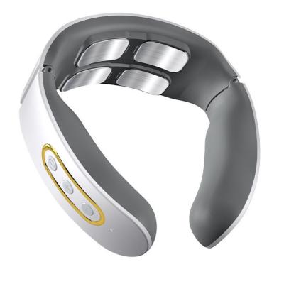 China Comfortable Health Care Neck Massager Portable Rechargeable Smart Collar With Heat for sale