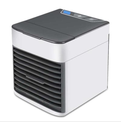 China Mini Cool Fan Personal Portable Mini Air Conditioner 7 Colors Night Light Usb Space Portable Air Cooler Small for sale