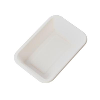 China Disposable Hot Sale Biodegradable Fruit and Vegetable Tray With Compartment Food Tray for sale