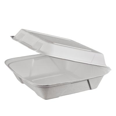 China Eco Disposable Biodegradable Bagasse Lunch Food Box for sale