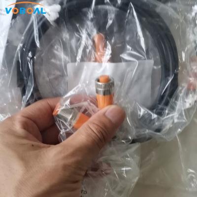 China PUR PVC IFM sensor connector EVC004 ADOAH040MSS0002H04 connecting cable with plug 2 M PUR-cable; M12 connector for sale