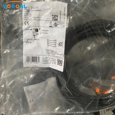 China PUR PVC IFM sensor connector EVC005 ADOAH040MSS0005H04 connecting cable with plug 5 M PUR-cable; M12 connector for sale