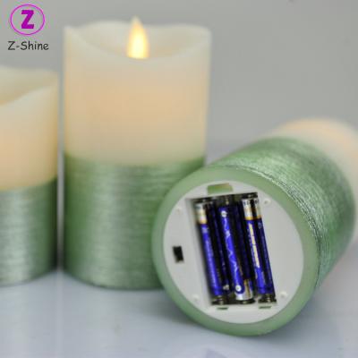 China Wholesale Newest Golden Electric Paraffin 7.5*7.5*10cm Candle Price Decorative Led Wick Candles Flameless for sale