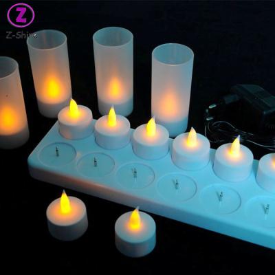 China Factory Manufacturer Wholesale Gift Rechargeable Tealight BSCI Electric Led Candle Light Flameless for sale