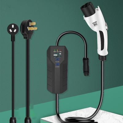 China Wholesale OEM Factory Electric Car 3.5KW 7Kw 16A 32A EV Charger Pure Copper Station for sale