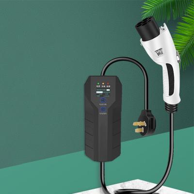 China Pure Copper 4 Speed ​​Type 1 - 2 Adjustable Type 32A AC EV Car Charger Station for sale