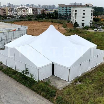 China Hot Selling 20x20 Mixed Steeple Rooftop Tent For Outdoor Party ET Frame Marqee Tent for sale