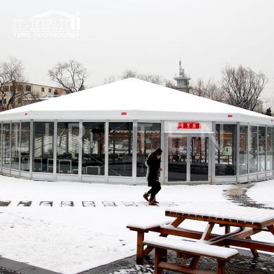 China 800 People Big Luxury Aluminum Dome Tent For Outdoor Party Event for sale