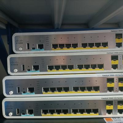 China LACP Used WS-C3560CG-8PC-S 3560 Series 8 PoE Ports 2 Port Uplink Base IP Switch for sale