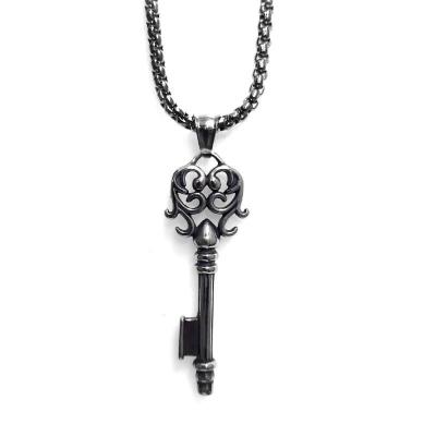 China TRENDY/PUNK Retro Fashion Punk Jewelry Stainless Steel Key Pendant For Necklace for sale