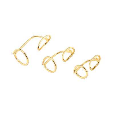 China CLASSIC Ring Hand Accessories Jewelry Fingertip Gold Nail Copper Rings For Women for sale