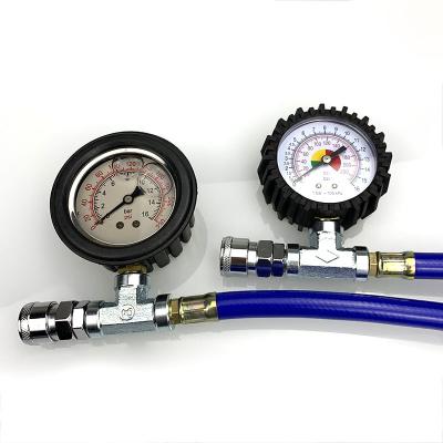 China Metal+Plastic factory direct sales of high-precision oil pressure gauges for industrial use, automotive equipment, various models for sale