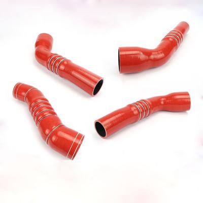 China Resistance Silicone Tube Clip Cloth Intercooler Water Pipe Thickening High Temperature Automotive Turbocharger Modified Intake Hose for sale