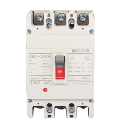 China Solar photovoltaic system circuit breaker price dc mccb molded case circuit breaker 200 amp B125 for sale