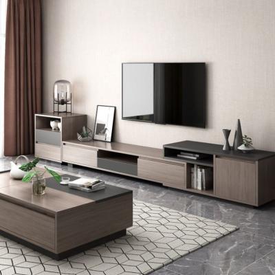 China Extendable TV Stretch Modern Stylish Custom TV Furniture Cabinet Decoration Room TV Cabinet for sale