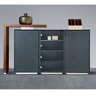 China Modern Furniture Filing Cabinet With Drawer File Cabinets Storage Cabinet Wooden Office Equipment With Tempered Glass Door for sale