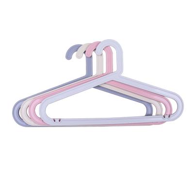 China Durable Cheap Multi Colorful Non Slip Plastic Children Clothes Kids Coat Hanger Wholesale for sale