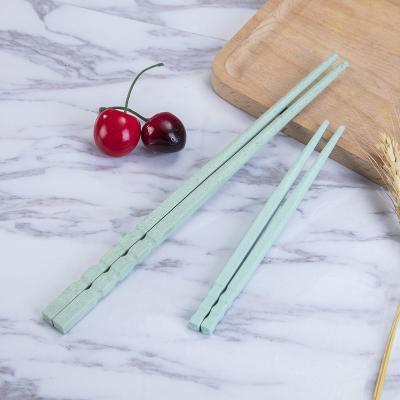 China 2021 China Factory Hot Sale Wheat Viable Straw Chopsticks Low Carbon Chopsticks For Adult for sale