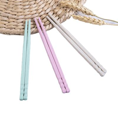 China 2021 China Factory Sustainable Hot Sale Wheat Straw Chopsticks With Low Carbon for sale