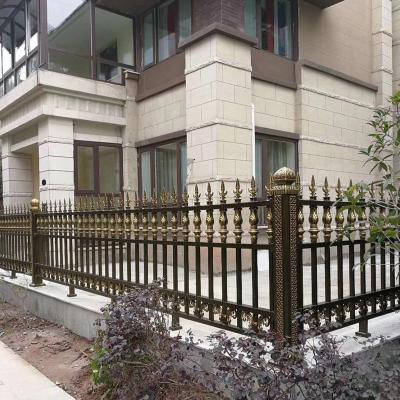 China Modern Galvanized steel metal railing design Screw assembly Aluminum balcony railing / staircase railing / deck railing and handrail for sale