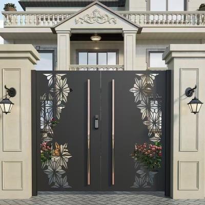 China European-style Professional main gate design Electric patio New Chinese modern minimalist garden Aluminum alloy material for sale