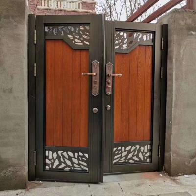 China European-style Aluminum fancy gate Villa courtyard home electric folio Chinese aluminum gate garden gate for sale