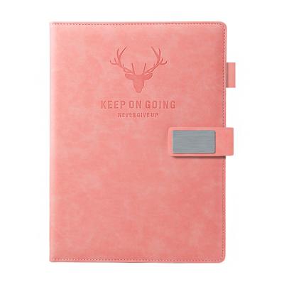 China Hardcover Promotion Custom Business Gifts A5 Size PU Notepad Company activities book Logo Business Printable Notebook for sale