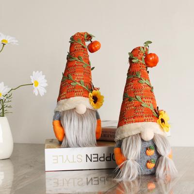 China Eco-friendly Bearded Doll Warm Decoration Cute Sensitive Pumpkin Doll for sale