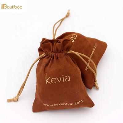 China Recyclable Suede Bags And Pouches For Jewelry for sale